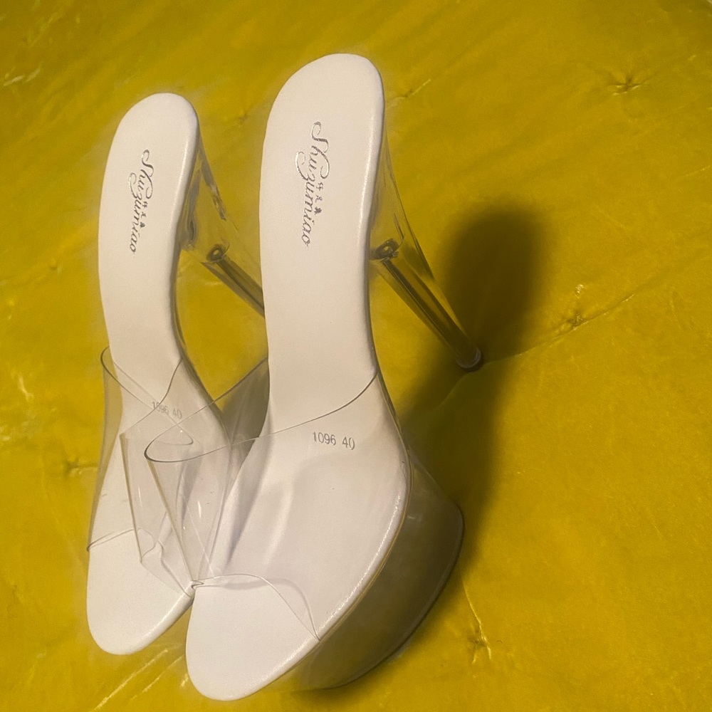 Clear Platform Heels